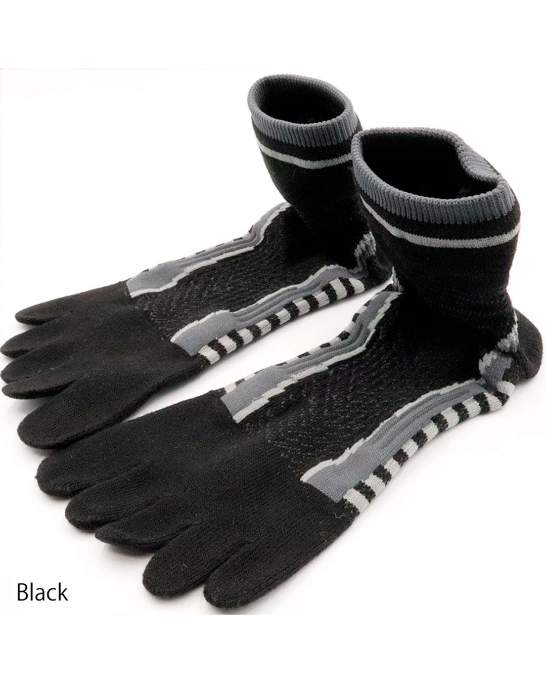 0120-909 Grip 5-Toe Socks (8 Pairs)