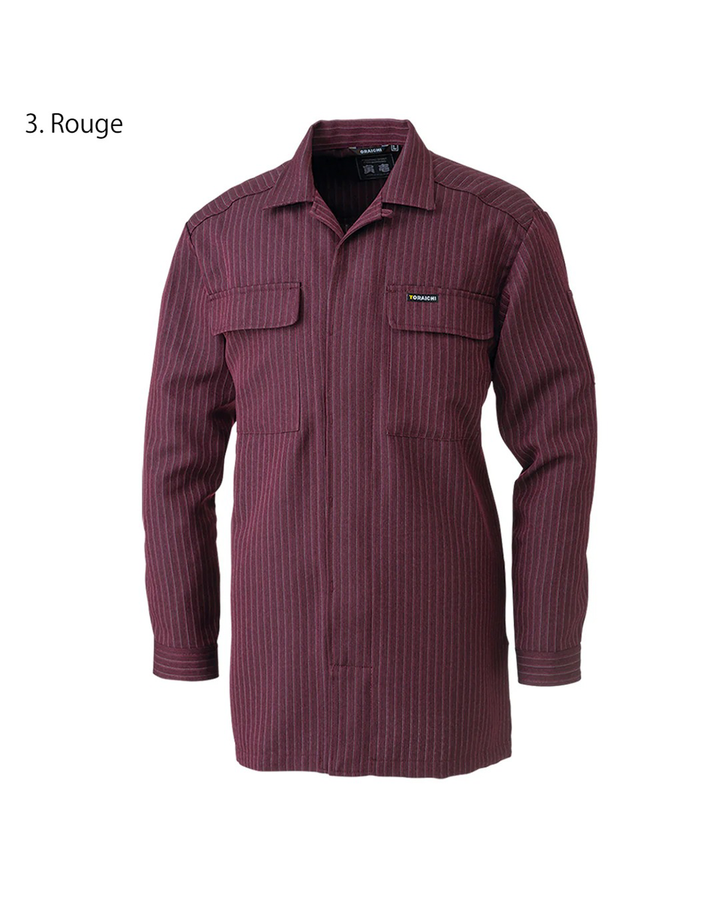 4309-143 Hiyoku (Fly Front) Open Shirt