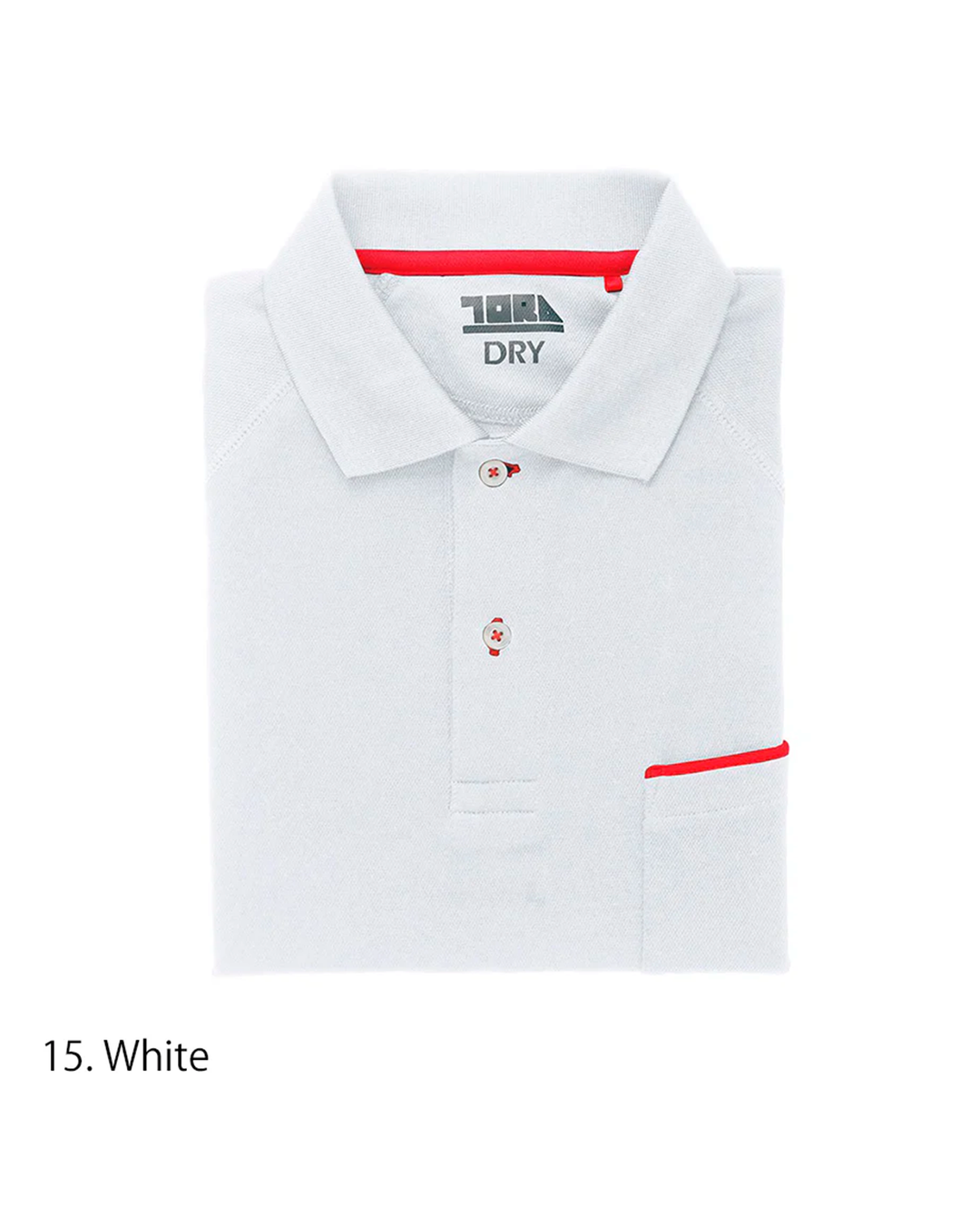 5960-614 TORAICHI Red Selvage Long-Sleeve Polo Shirt
