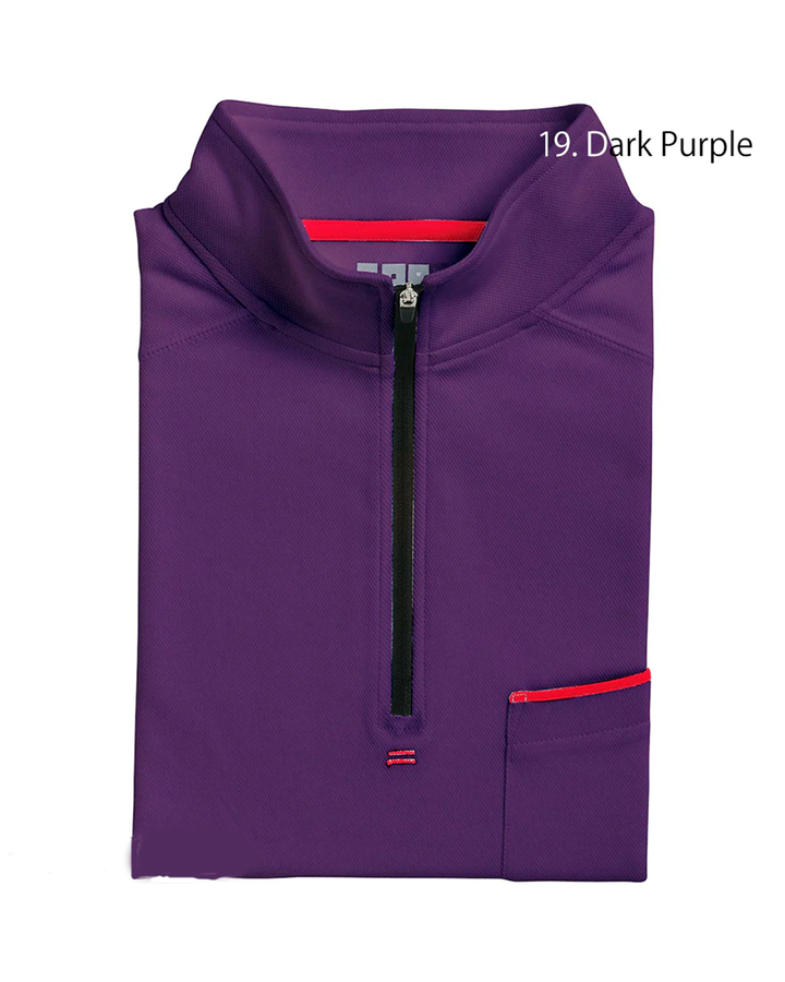 5960-623 Zip-Up High-Neck Shirt