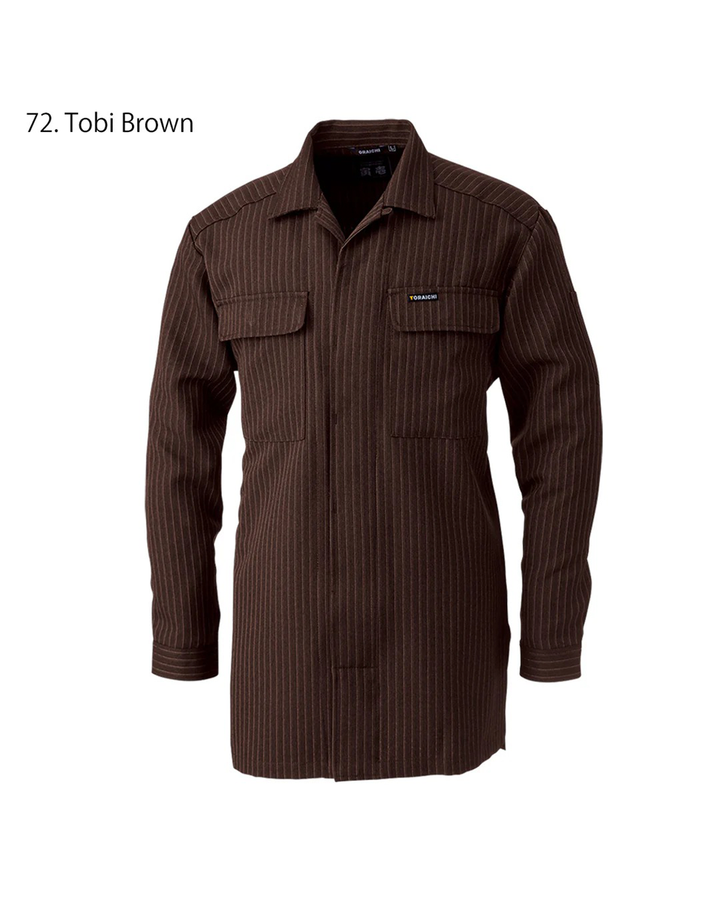 4309-143 Hiyoku (Fly Front) Open Shirt