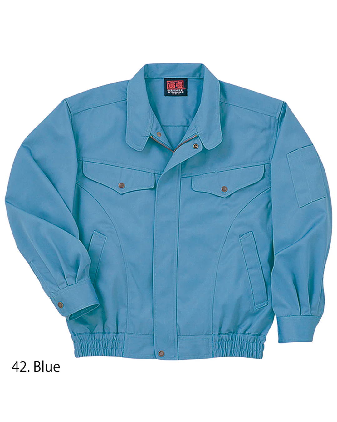 ジャケット・アウター rikotokyo Shirring sleeve blouson Toraichi 3920-124 Long Sleeve Blouson Jacket | Japanese Workwear