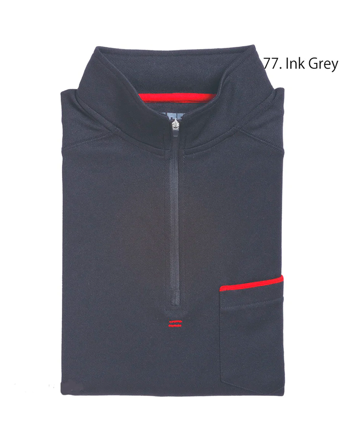 5960-623 Zip-Up High-Neck Shirt