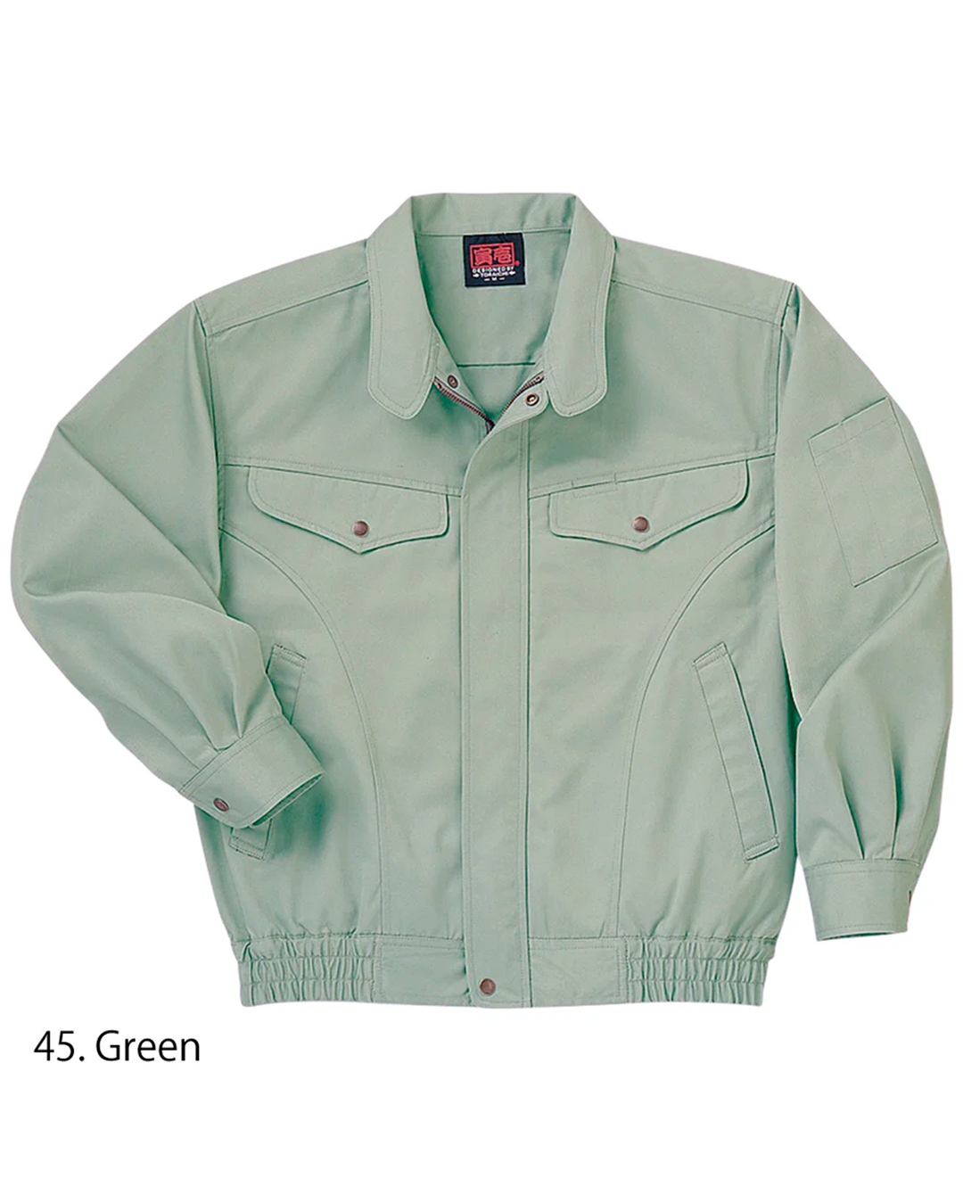 ジャケット・アウター rikotokyo Shirring sleeve blouson Toraichi 3920-124 Long Sleeve Blouson Jacket | Japanese Workwear