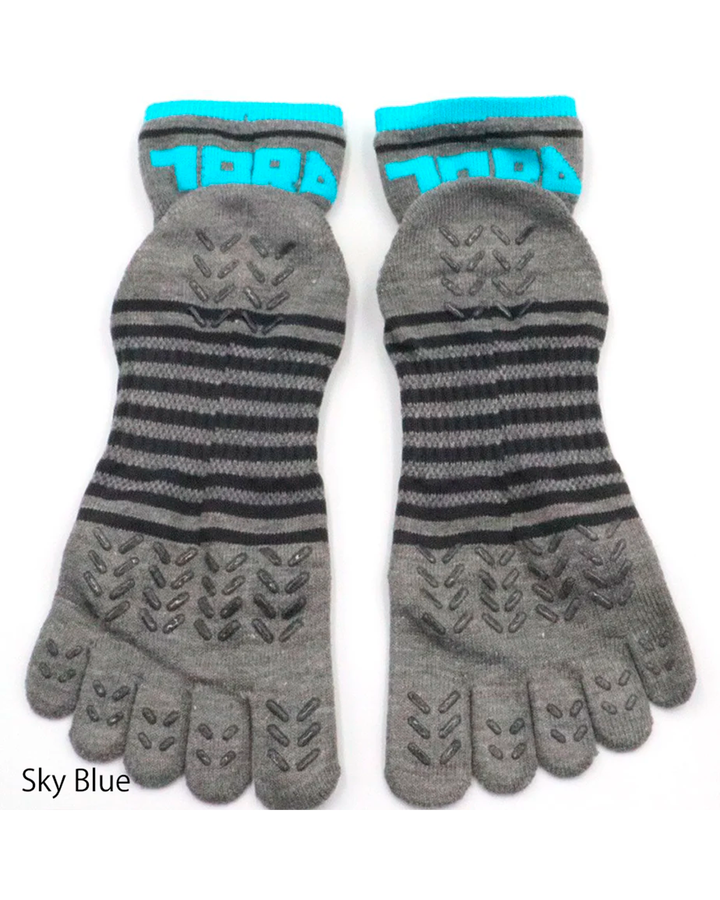 0120-909 Grip 5-Toe Socks (8 Pairs)