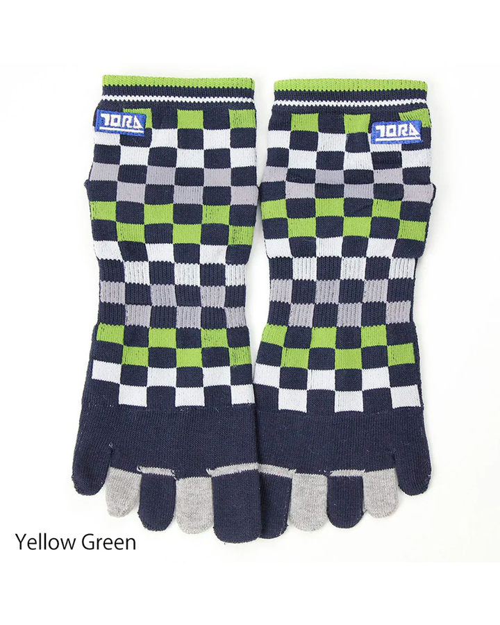 0108-909 Ichimatsu Short 5-Toe Socks (8 Pairs)