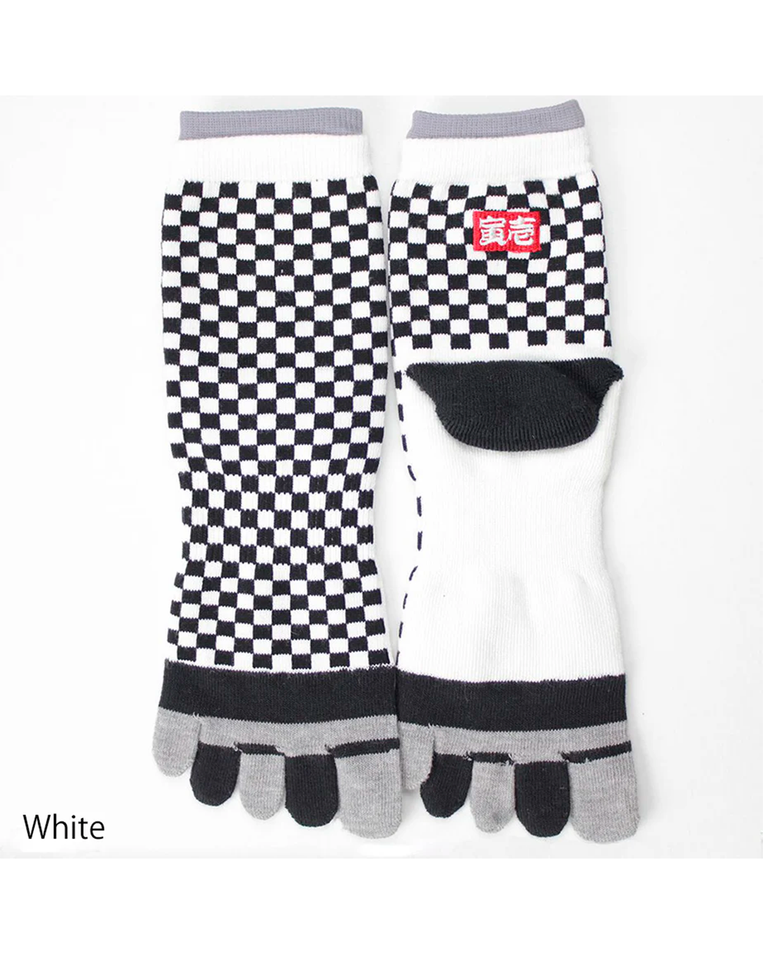 0102-909 Ichimatsu 5-Toe Socks (8 Pairs)