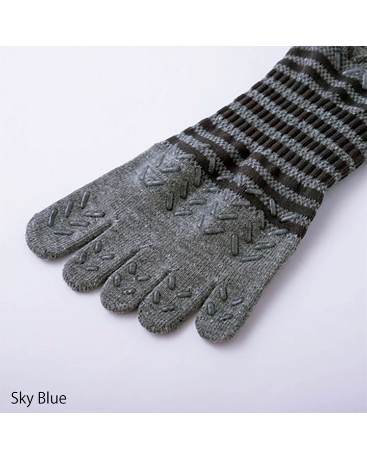 0120-909 Grip 5-Toe Socks (8 Pairs)