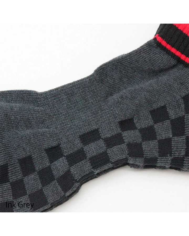 0105-909 Ichimatsu Round Toe Socks (12 Pairs)