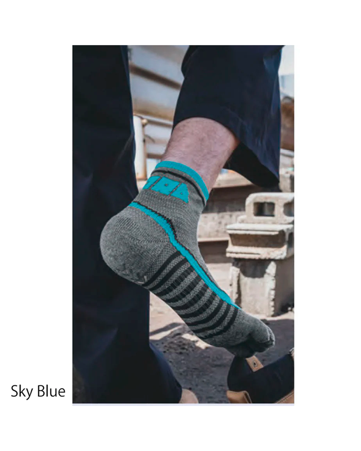 0120-909 Grip 5-Toe Socks (8 Pairs)