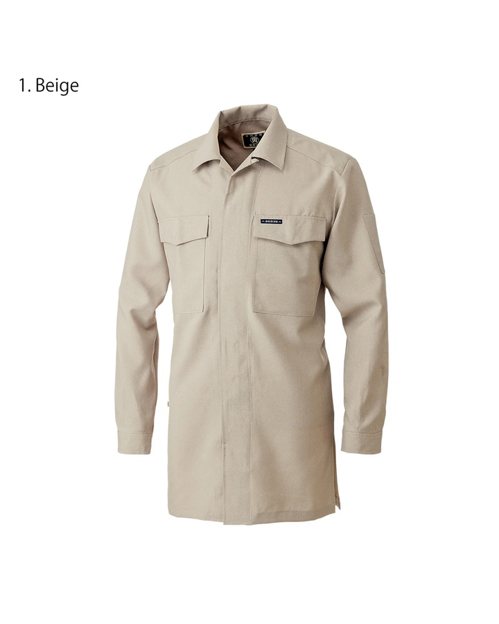 8021-143 Hiyoku (Fly Front) Open Shirt
