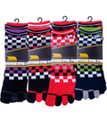 0108-909 Ichimatsu Short 5-Toe Socks (8 Pairs)