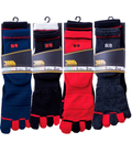 0101-909 Plain 5-Toe Socks (8 Pairs)