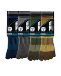 0119-909 Plain Antibacterial 5-Toe Socks (8 Pairs)