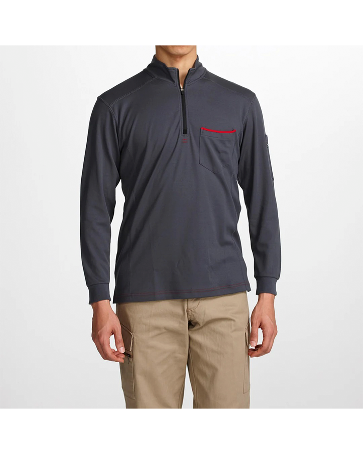 5960-623 Zip-Up High-Neck Shirt