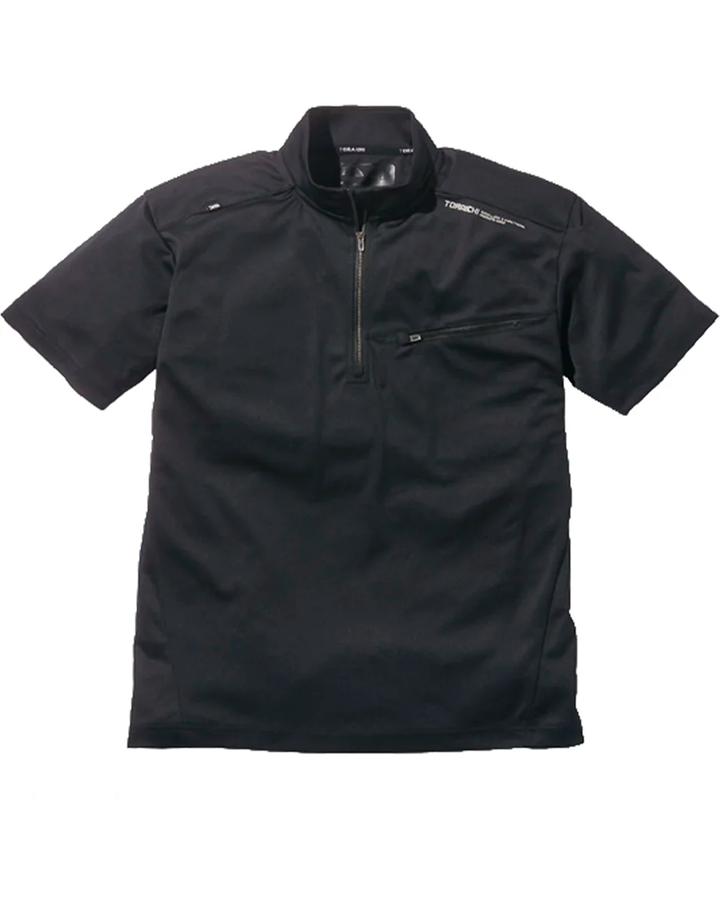 5975-624 Short-Sleeve Zip-Up Shirt