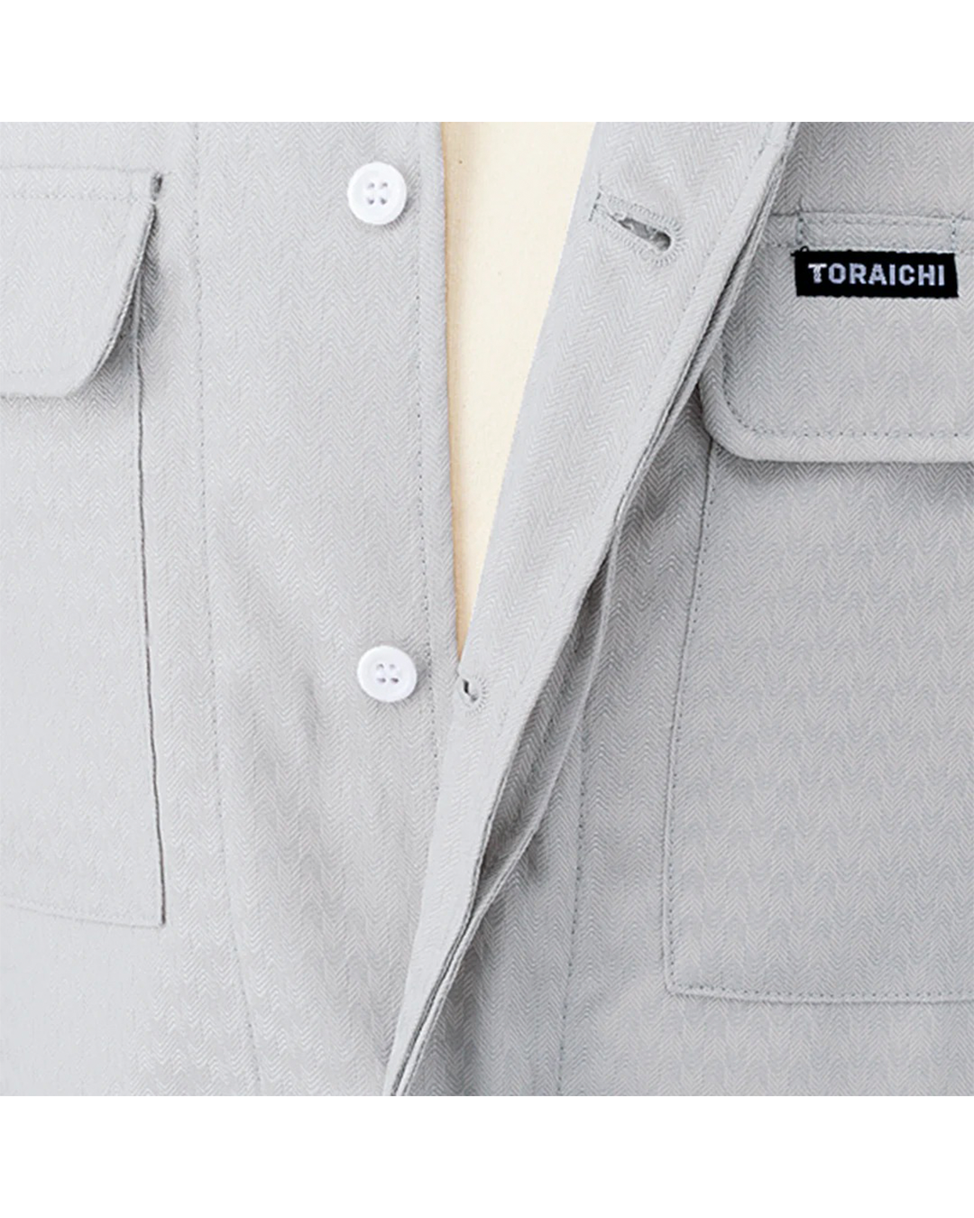7260-143 Hiyoku (Fly Front) Open Shirt