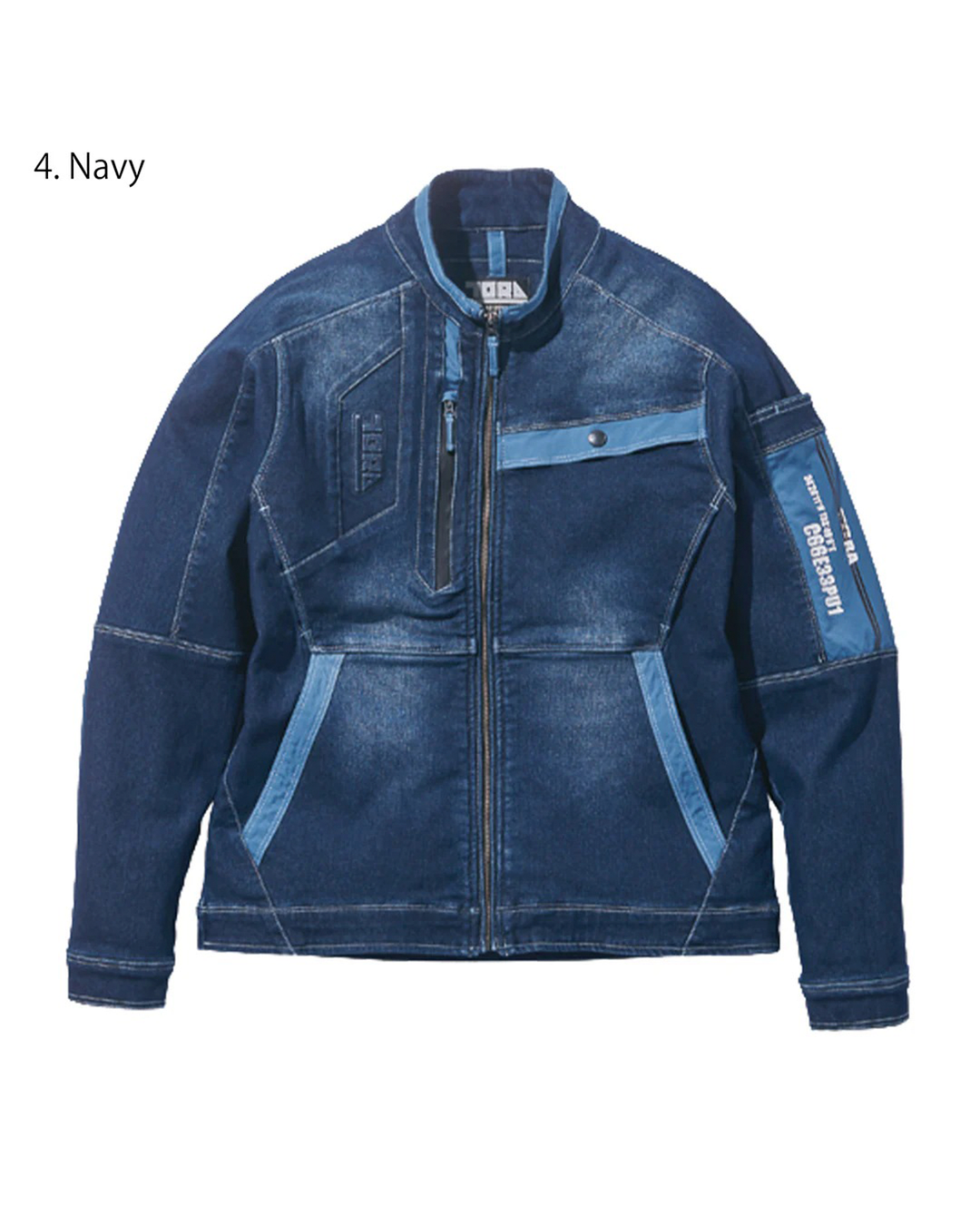 Toraichi 8860-124 Denim Work Jacket | Hybrid Cooling Japanese Toraichi 8860-124 Denim Work Jacket | Hybrid Cooling Japanese