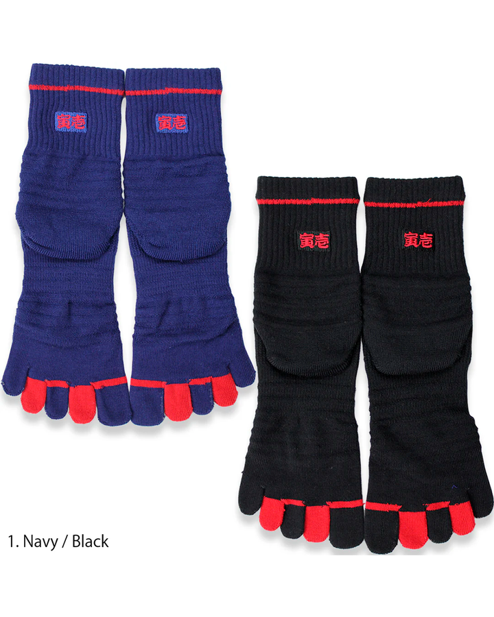 0101-909 Plain 5-Toe Socks (8 Pairs)
