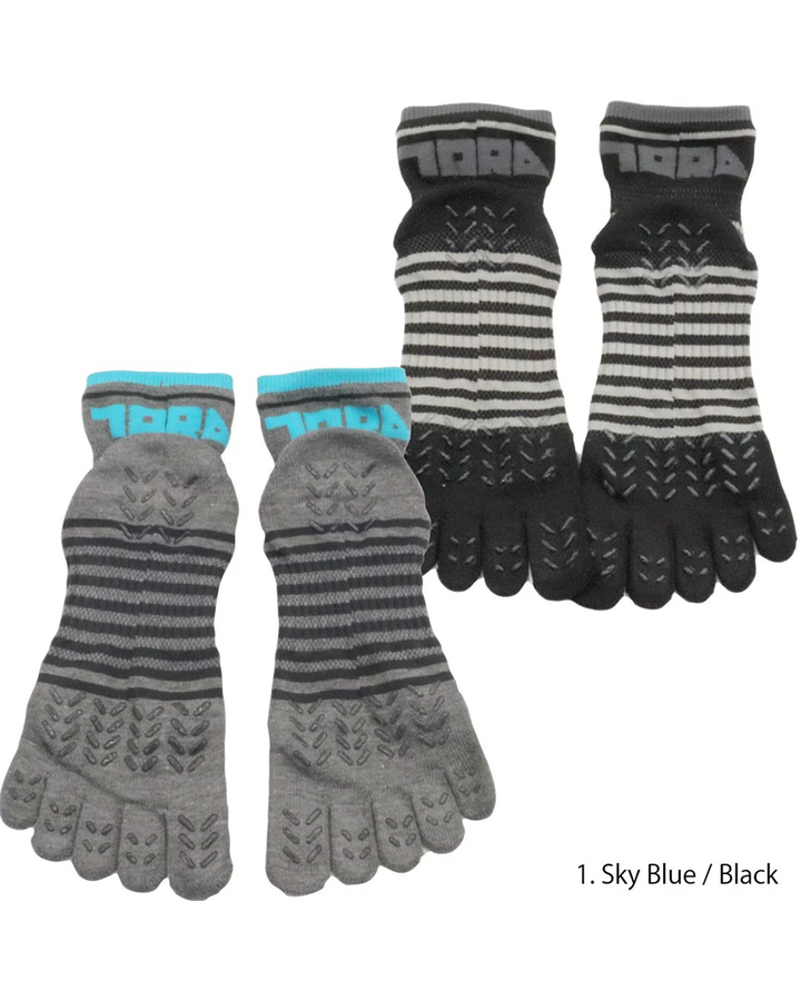 0120-909 Grip 5-Toe Socks (8 Pairs)