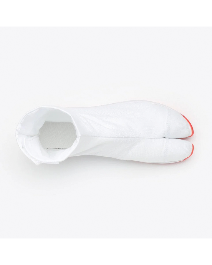 Tabi Boots – White – Air Jog Velcro (0505-087)