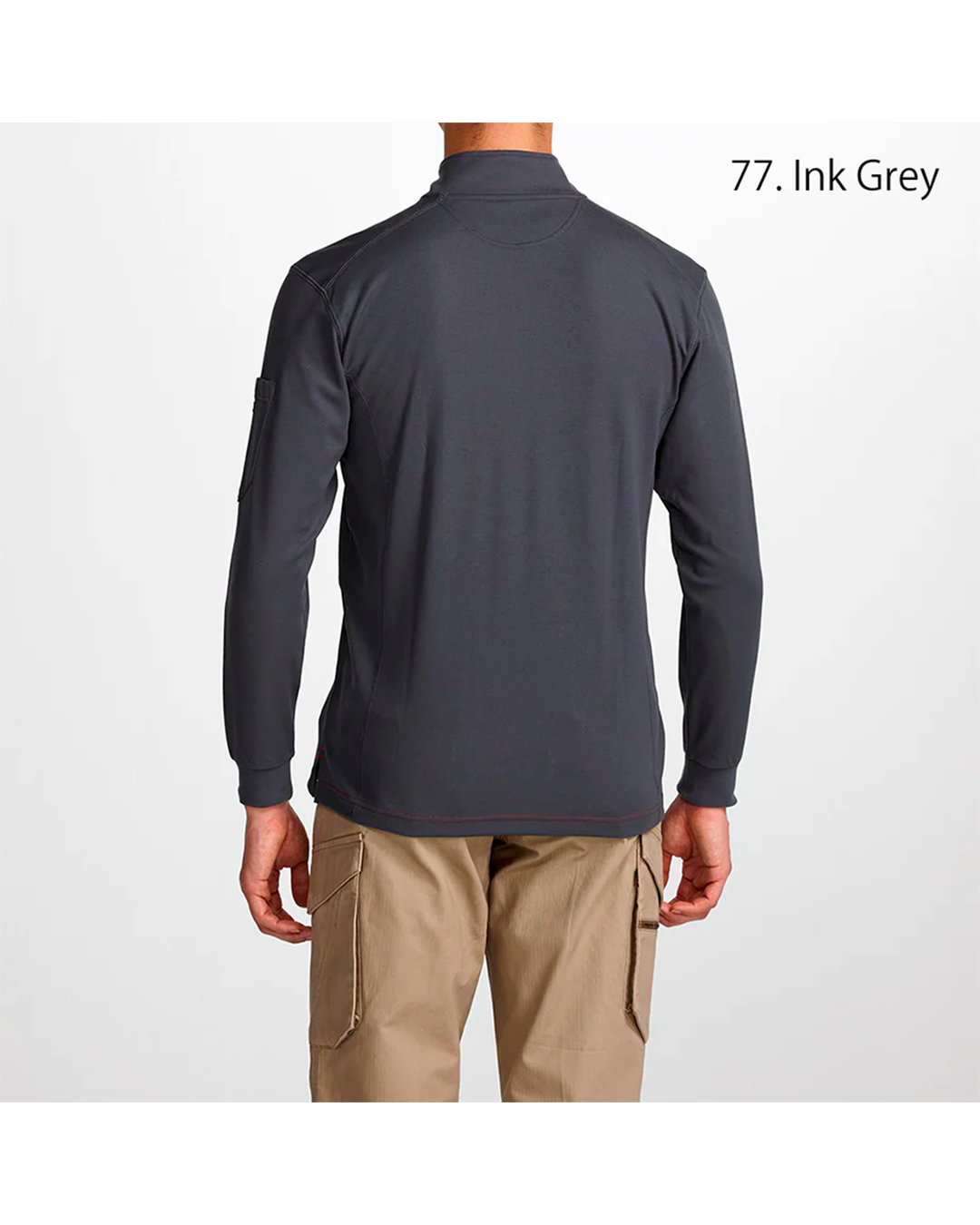 5960-623 Zip-Up High-Neck Shirt