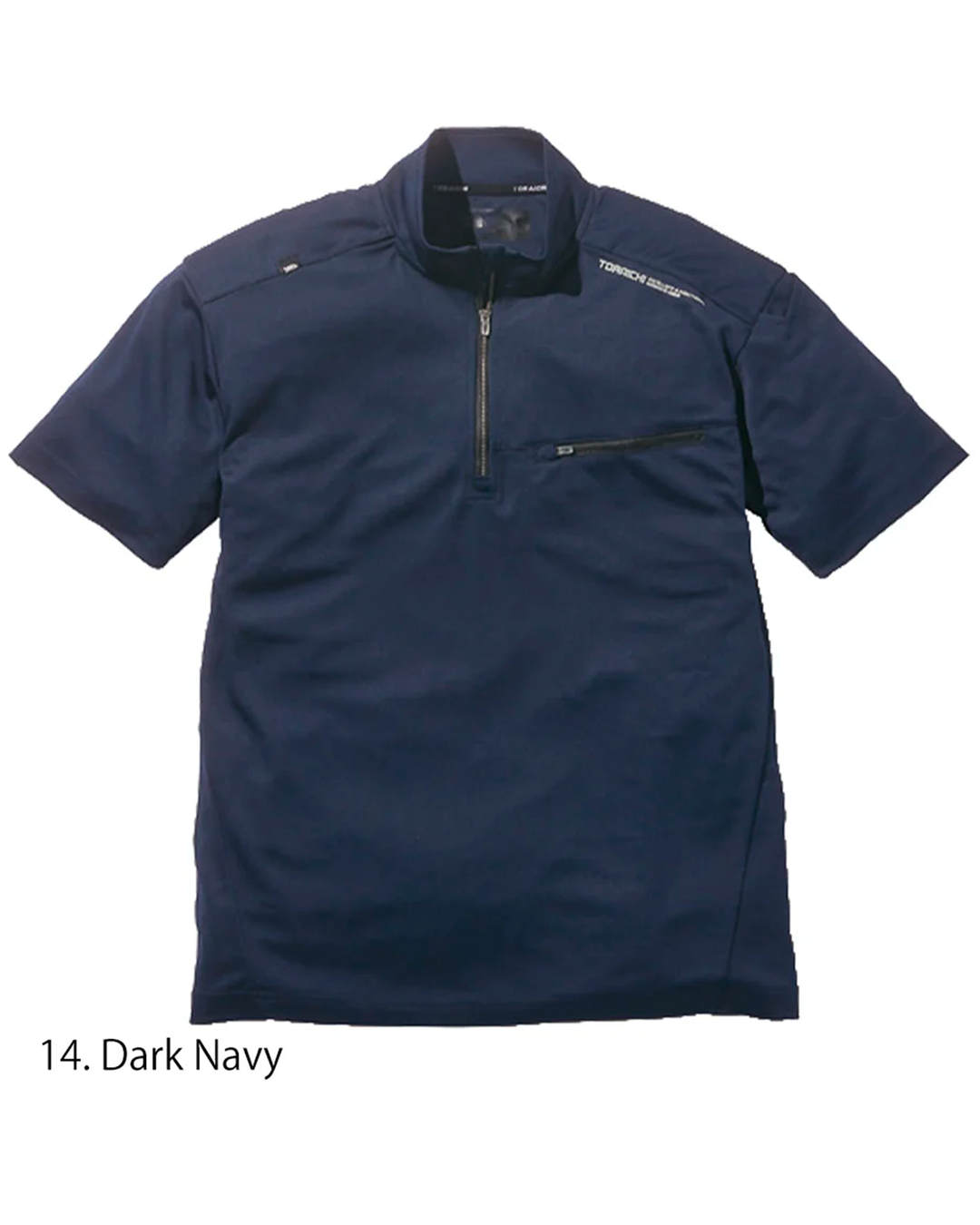 5975-624 Short-Sleeve Zip-Up Shirt