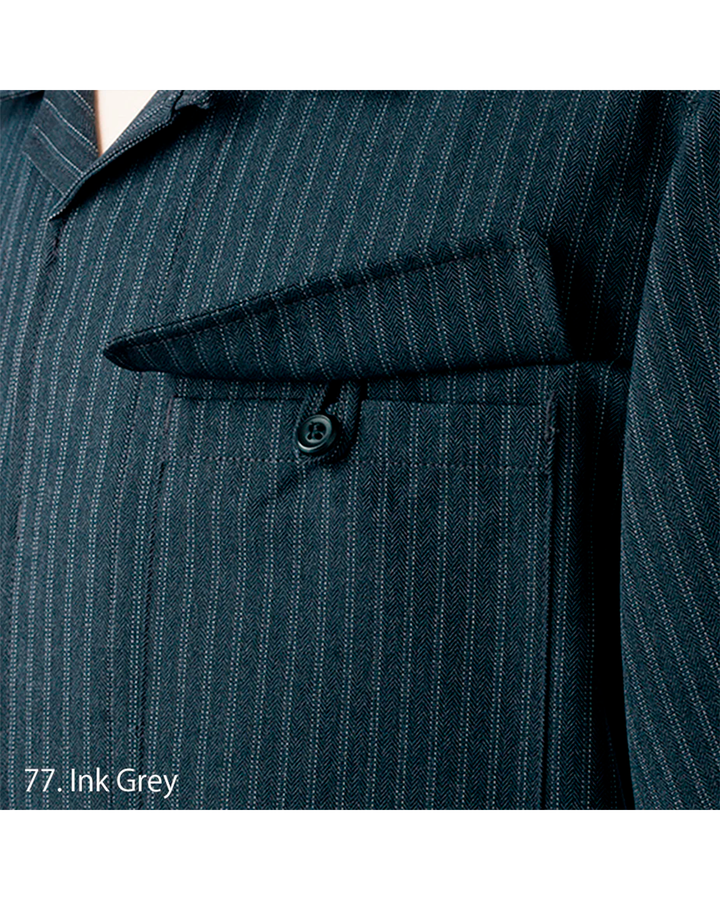 4309-143 Hiyoku (Fly Front) Open Shirt