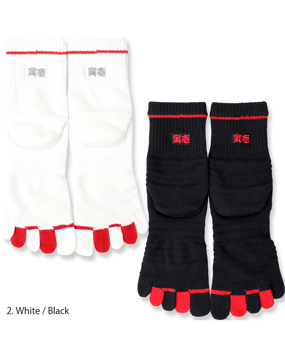 0101-909 Plain 5-Toe Socks (8 Pairs)