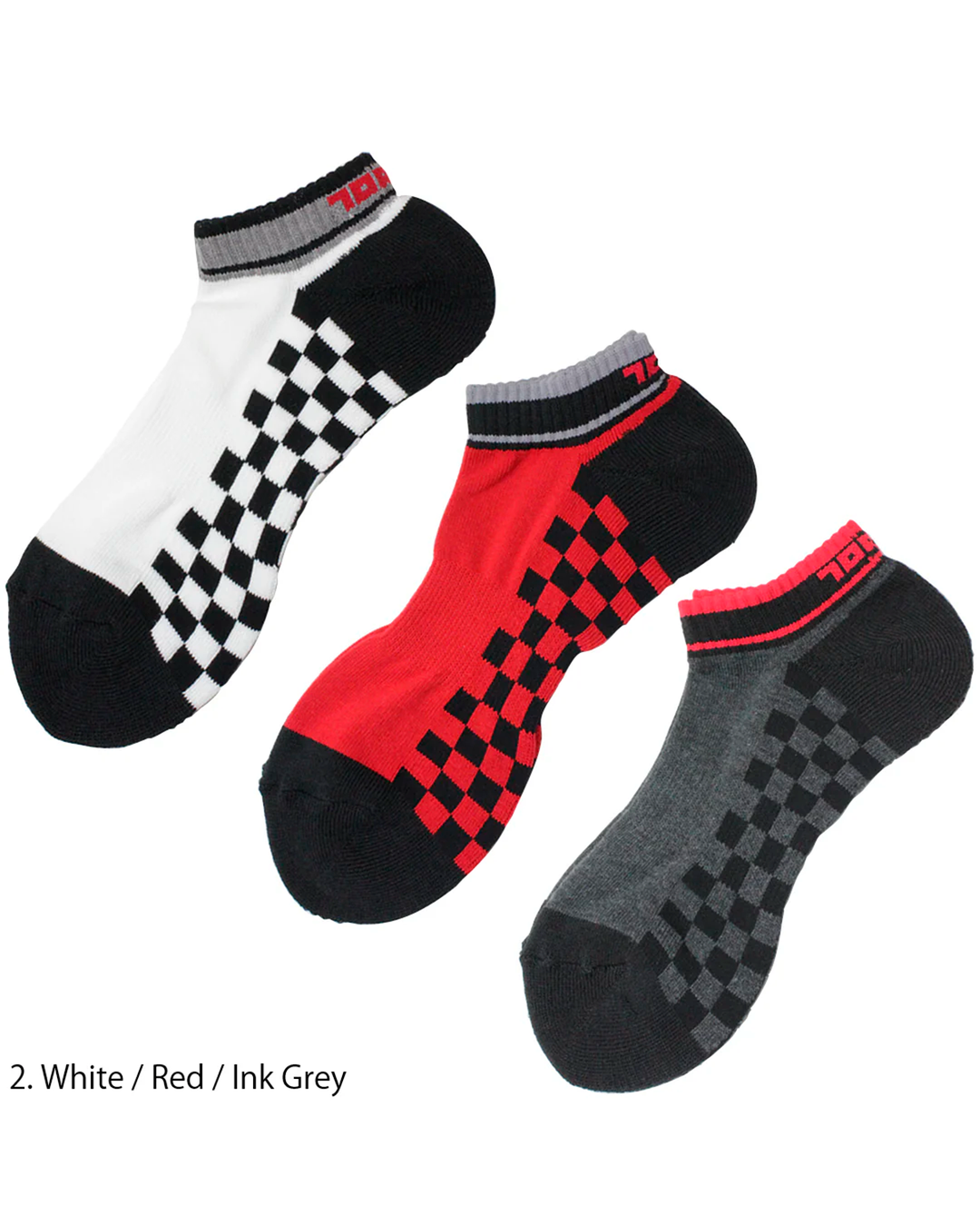 0105-909 Ichimatsu Round Toe Socks (12 Pairs)
