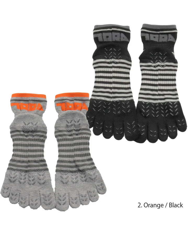 0120-909 Grip 5-Toe Socks (8 Pairs)