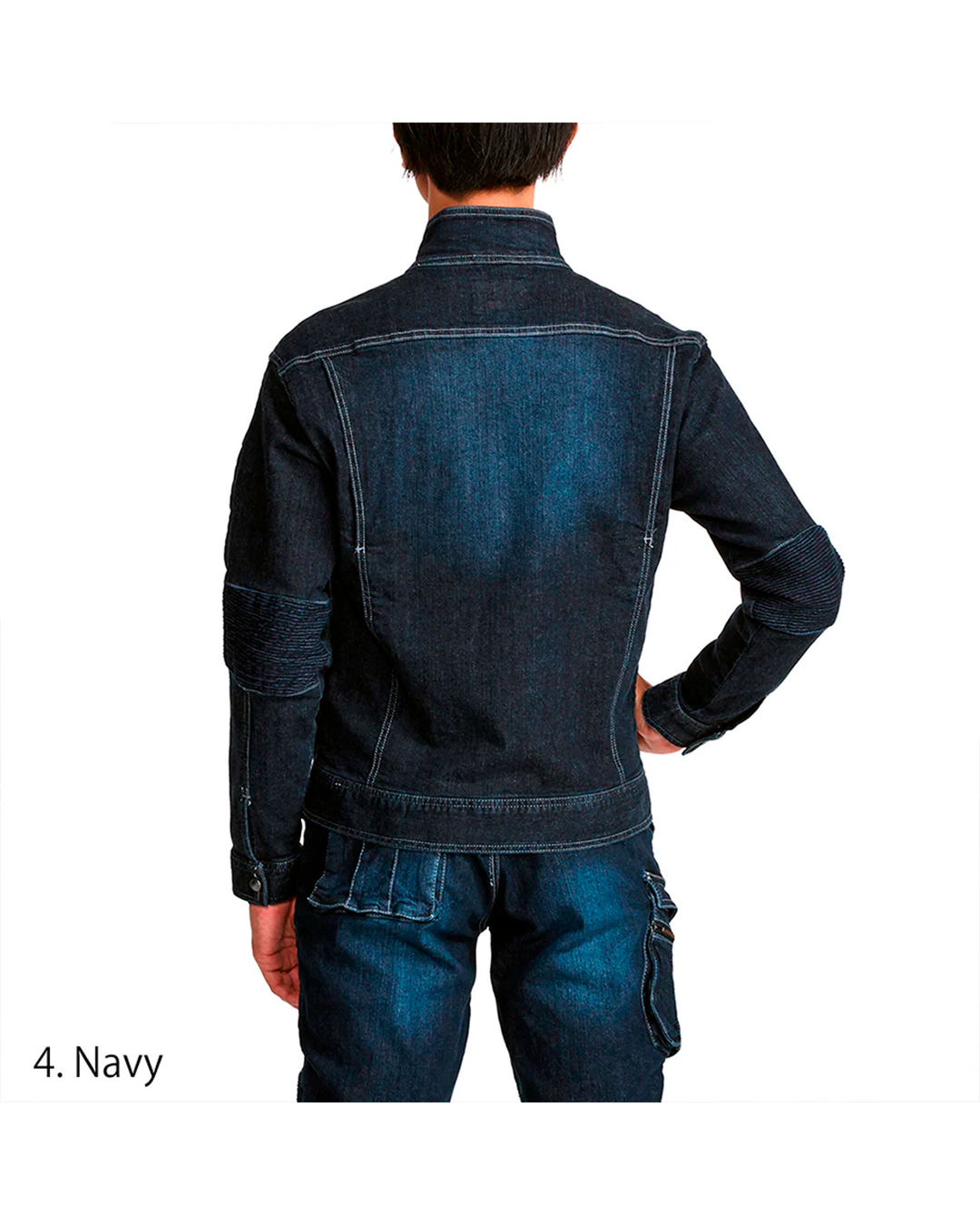 8930-554 Denim Bellows Riders Jacket