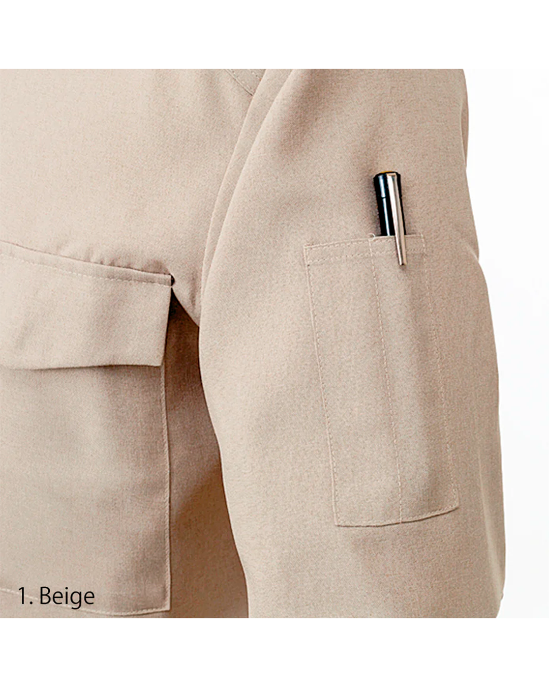 8021-143 Hiyoku (Fly Front) Open Shirt