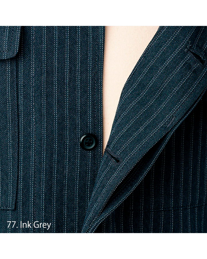4309-143 Hiyoku (Fly Front) Open Shirt