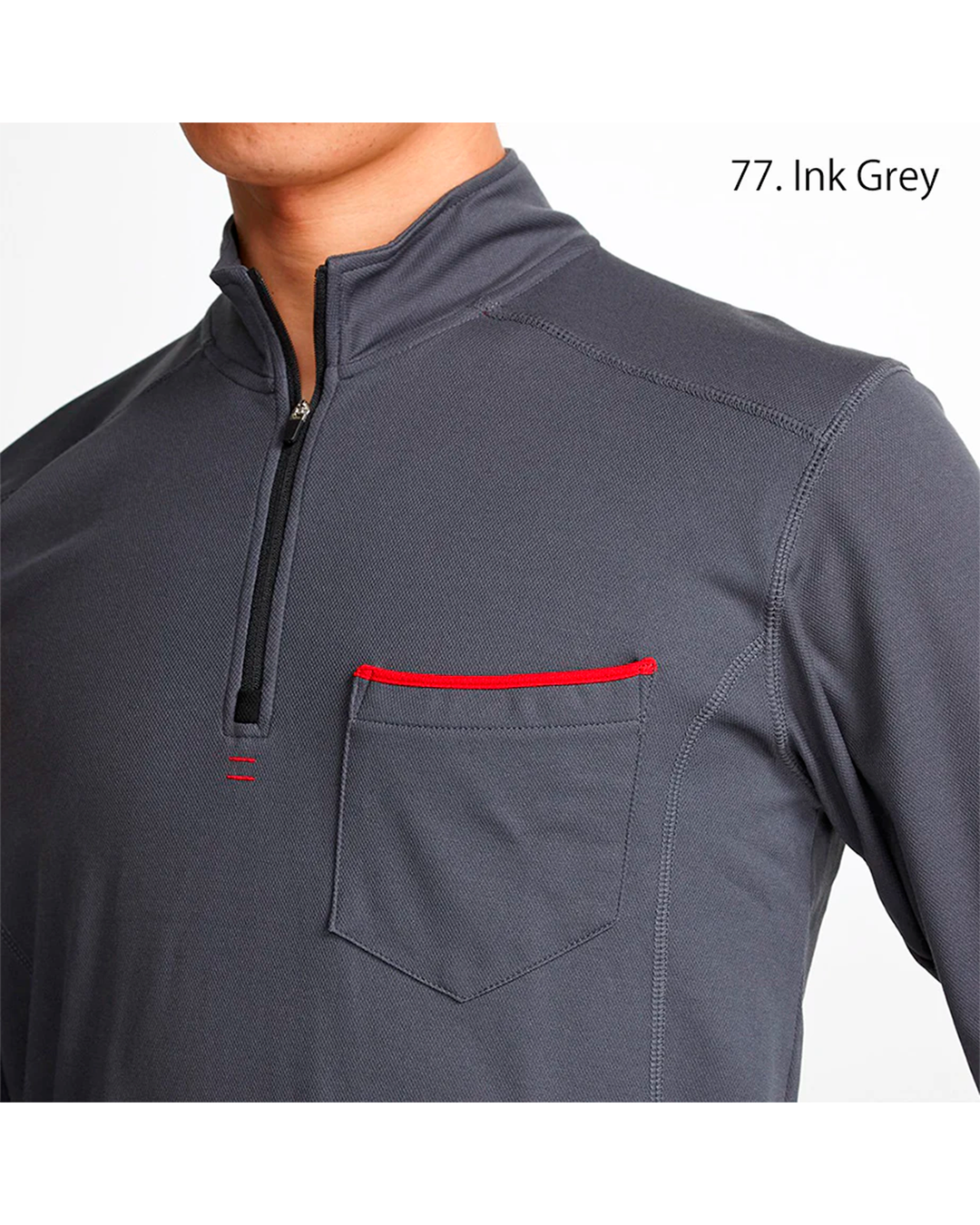 5960-623 Zip-Up High-Neck Shirt