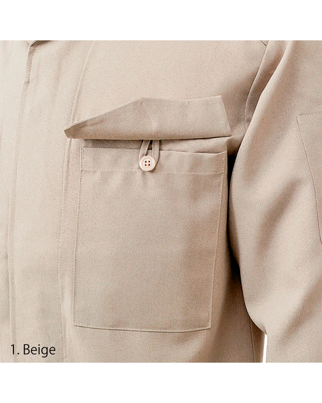 8021-143 Hiyoku (Fly Front) Open Shirt