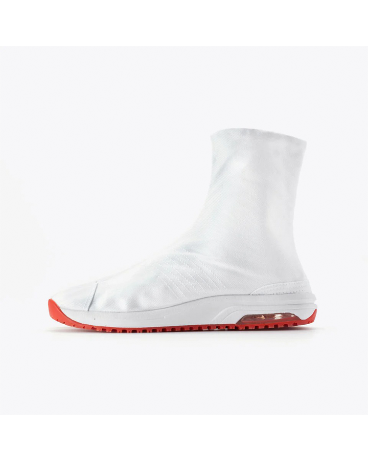 Tabi Boots – White – Air Jog Velcro (0505-087)