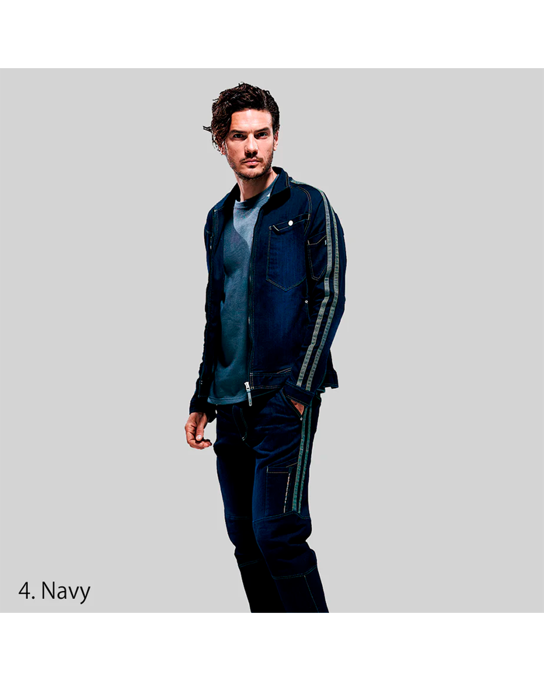 Toraichi 8990-124 Stretch Denim Blouson | Japanese Workwear