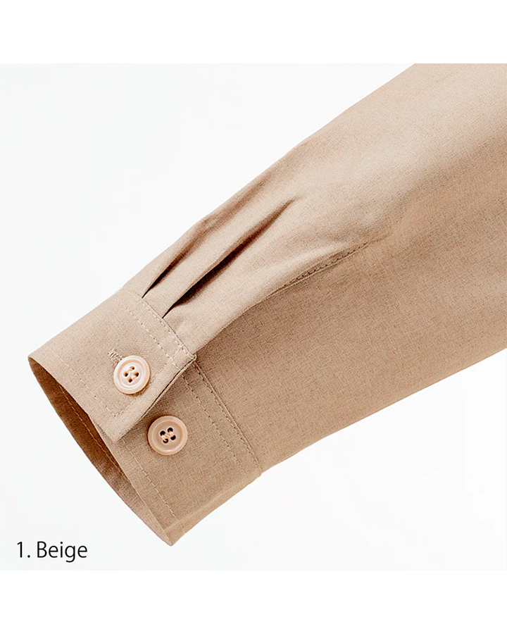 8021-143 Hiyoku (Fly Front) Open Shirt